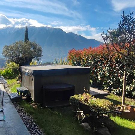 Magic Garden With Jacuzzi-Pool And Luxury Lake Como View Lenno Exteriör bild