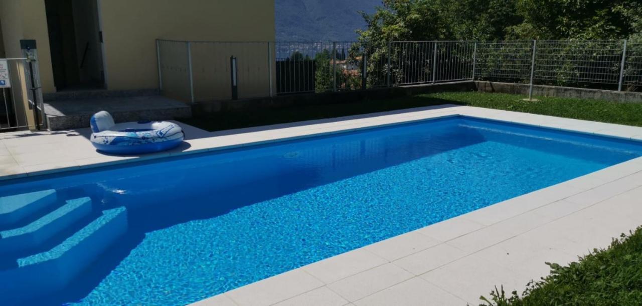 Magic Garden With Jacuzzi-Pool And Luxury Lake Como View Lenno Exteriör bild