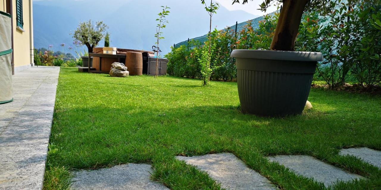 Magic Garden With Jacuzzi-Pool And Luxury Lake Como View Lenno Exteriör bild