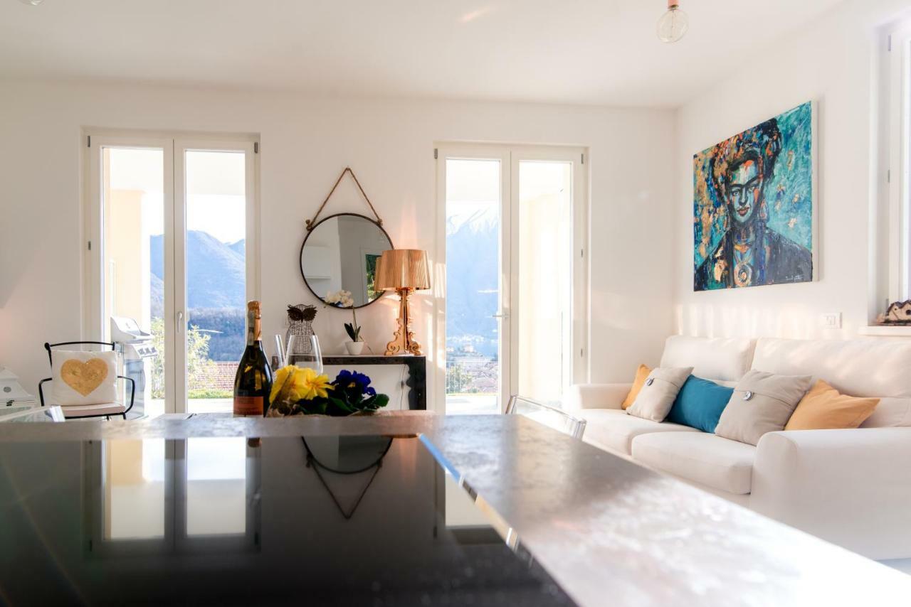 Magic Garden With Jacuzzi-Pool And Luxury Lake Como View Lenno Exteriör bild