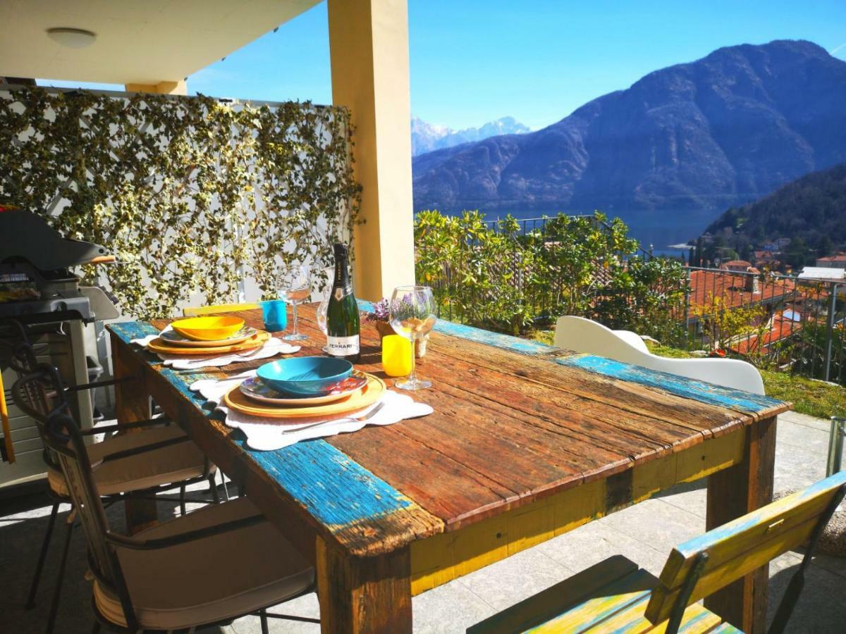 Magic Garden With Jacuzzi-Pool And Luxury Lake Como View Lenno Exteriör bild